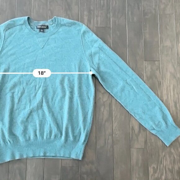 Green Banana Republic Medium Wool/Cashmere Blend Men's Sweater - Picture 5 of 9